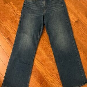 Old Navy High-Rise Wide Leg Blue Jeans